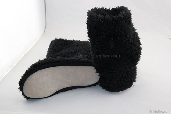 Ladies cloud synthetic suede bow boot