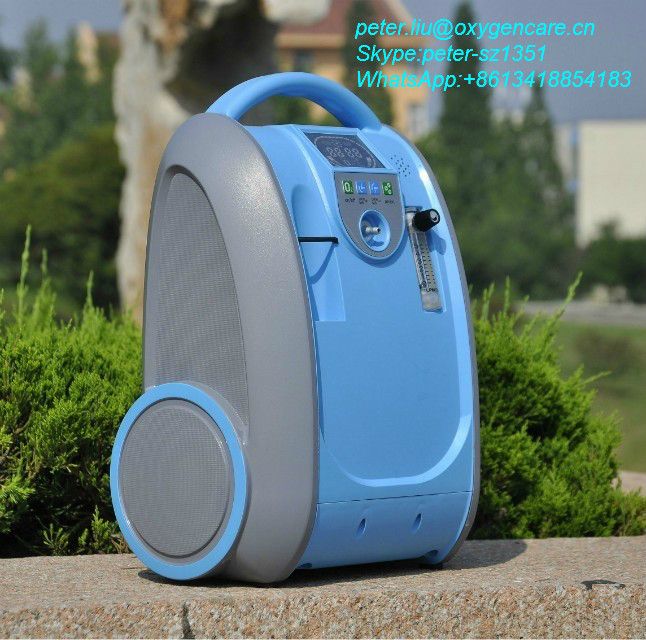 CE/ISO approved 5LPM 5.4KG Portable oxygen concentrator for home/car/travel use