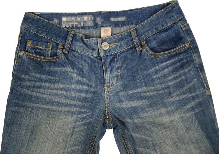 High quality OEM women's classic cut jeans 