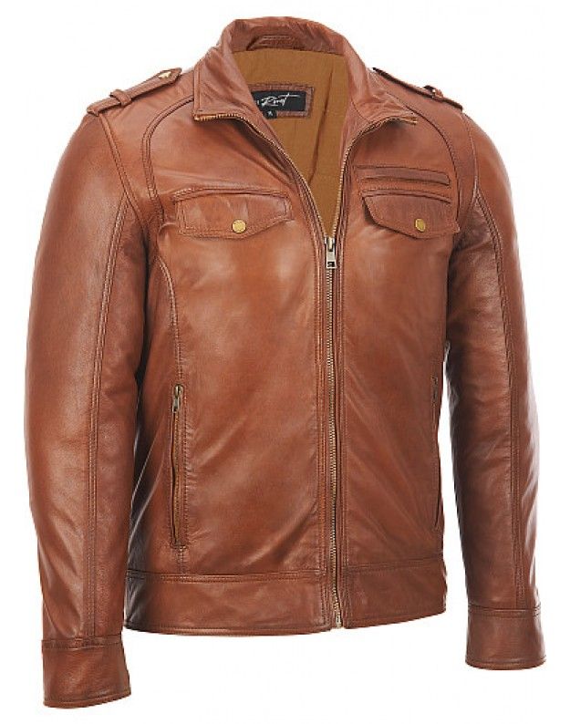 Men Latest 2014 Fashion Leather Jacket