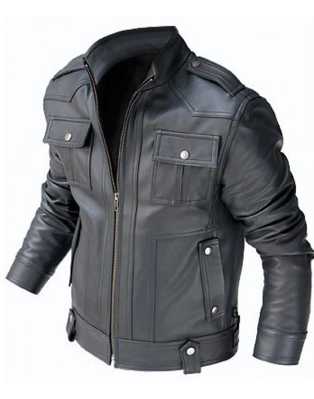 Men Latest 2014 Fashion Leather Jacket