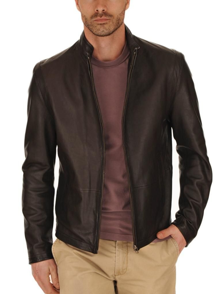 Men Latest 2014 Fashion Leather Jacket