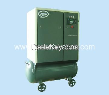 Greenair Atlas Screw Air Compressor with tank GA7