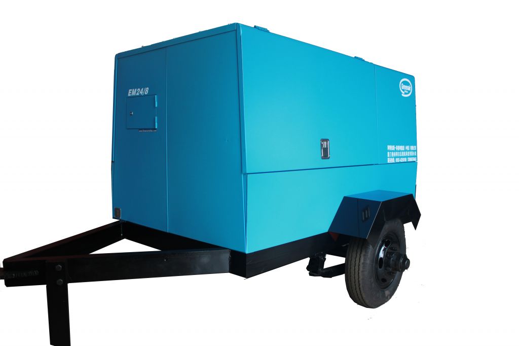 Greenair Atlas Electric Mobile Screw Air Compressor EM Series