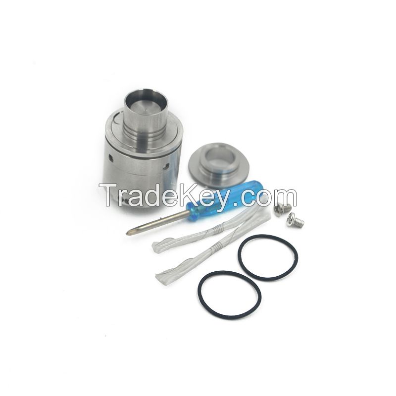 Chrysalis Rebuildable Dripping Atomizer 22mm 4 DIY Posts Deck Bottom Airflow Peek Insulator