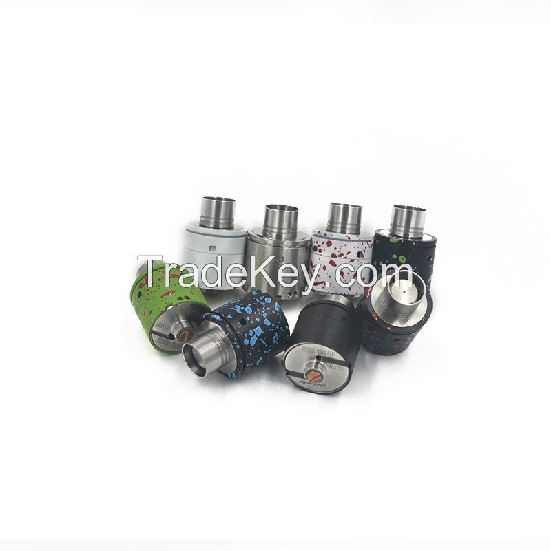 Chrysalis Rebuildable Dripping Atomizer 22mm 4 DIY Posts Deck Bottom Airflow Peek Insulator