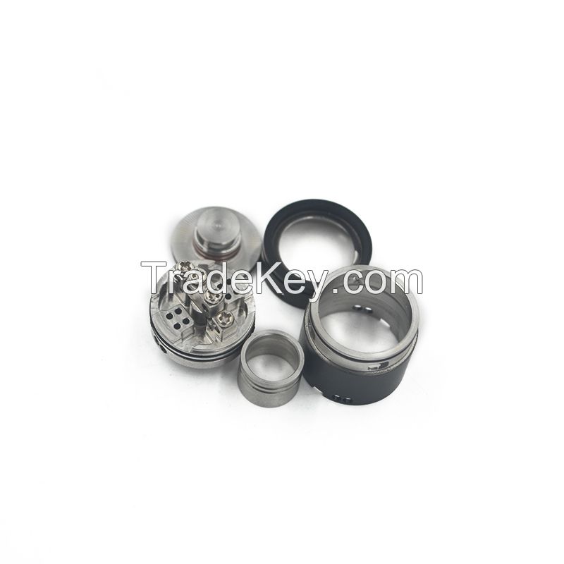 Chrysalis Rebuildable Dripping Atomizer 22mm 4 DIY Posts Deck Bottom Airflow Peek Insulator