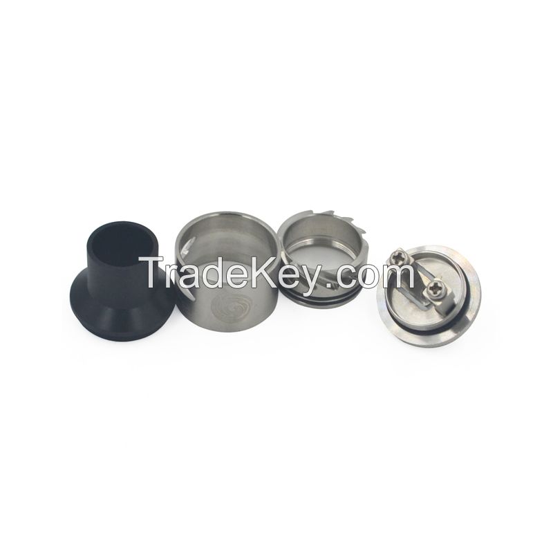 Vortice Clone Rebuildable Dripping Atomizer Adjustable Airflow Wide Bore Drip Tips 3 Rings