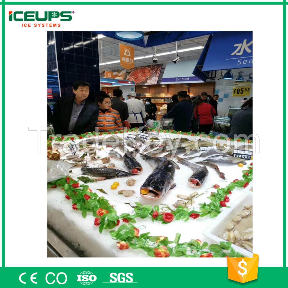 500KG Commercial Chip ICE Maker for Supermarket/Seafood Restaurant/Fish Processing Plant