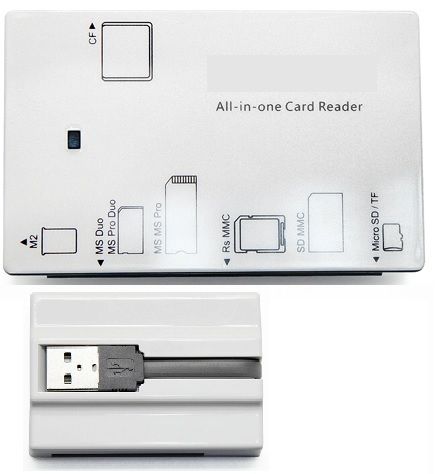 All-in-one USB Card Reader