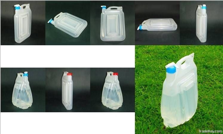 SGS proved 10L plastic foldable/collapsible camping water container