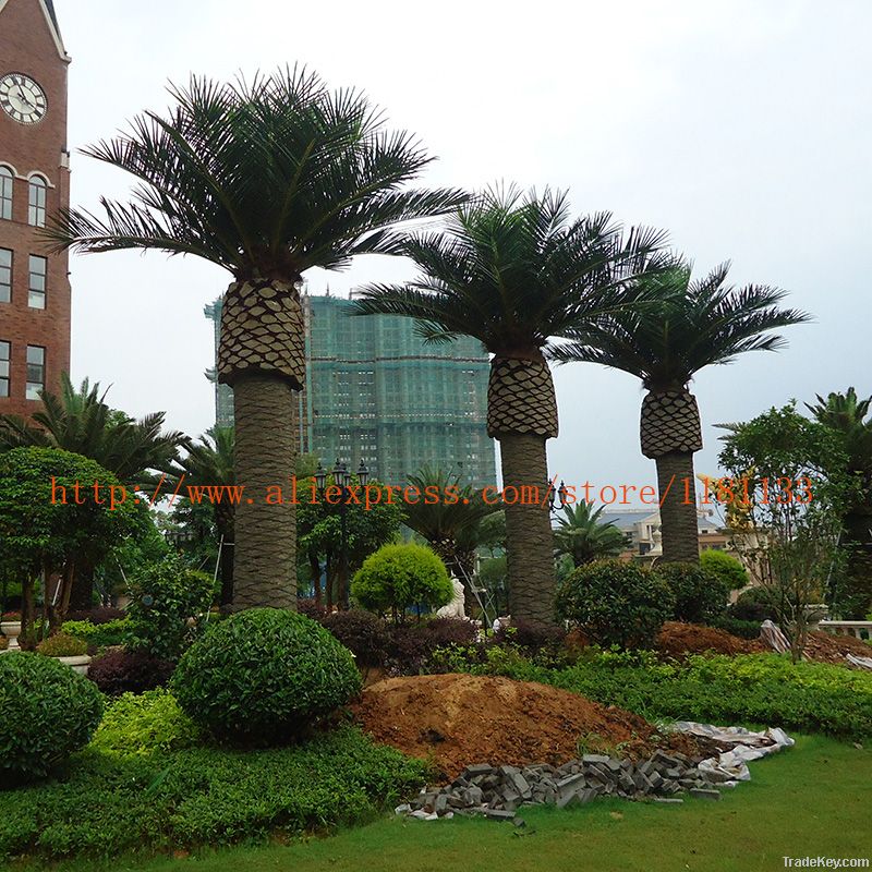 Outdoor Artificial Trees Decorate the Villa Hotel Amusement Park Prof