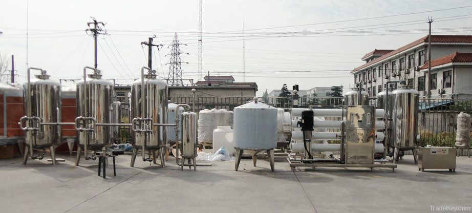 Mineral water treatment plant