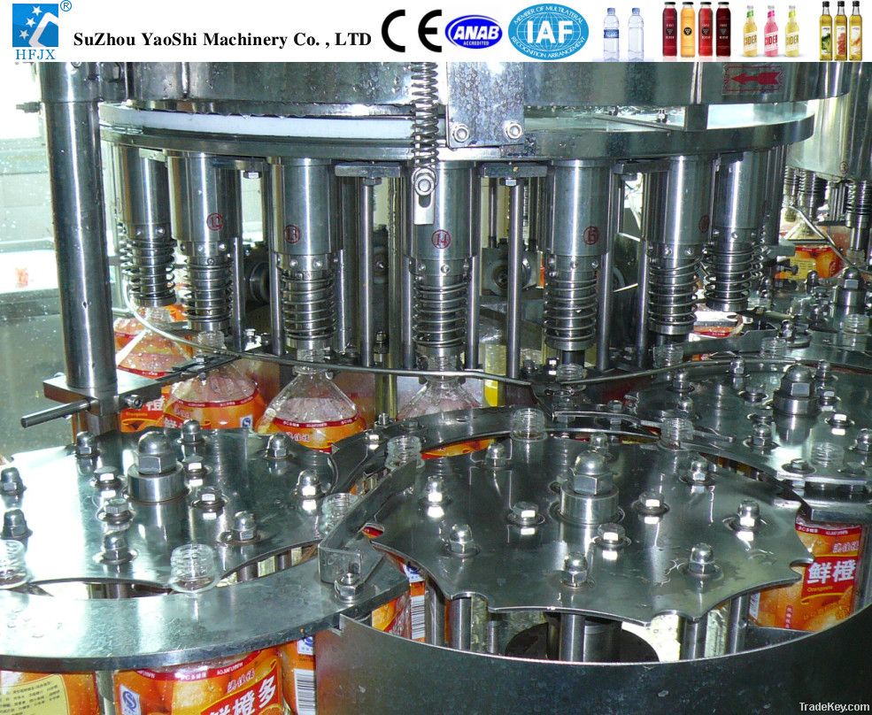 automatic fruit juice filling machine