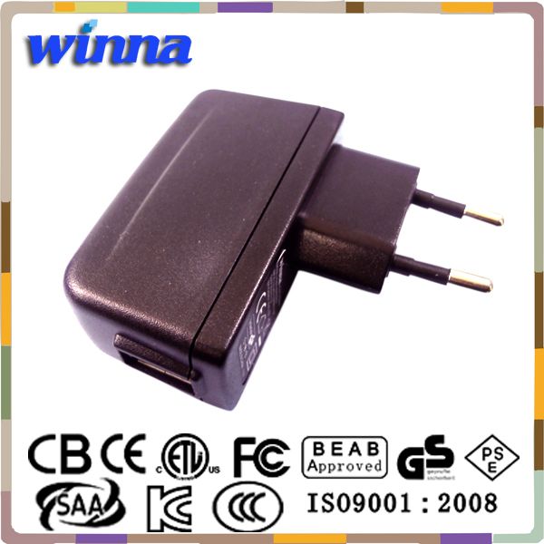 5V 1A USB power adapter for mobile phone