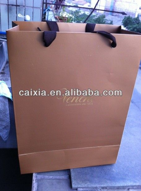 silver card paper bag  