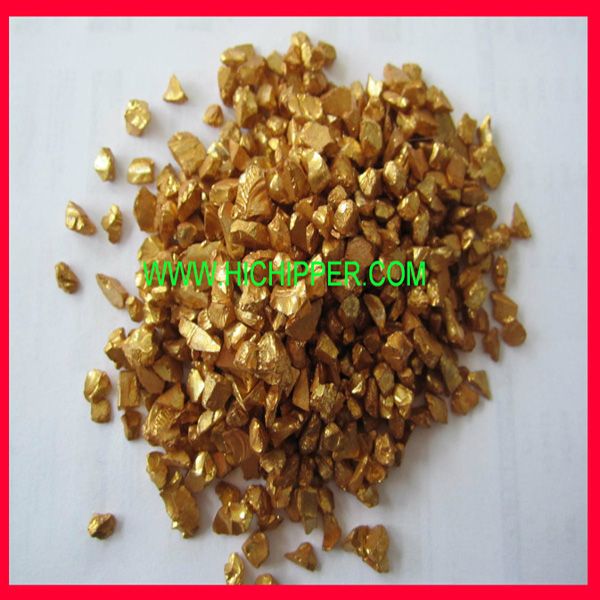 Crushed  Decorative Clear Glass Mirror Granule For Terrazzo 