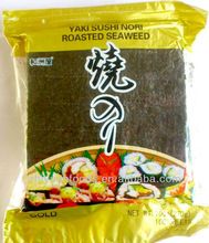 Roasted Seaweed Yaki Sushi Nori Laver Gold 100 sheets