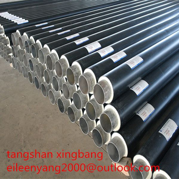 Polyurethane Pre-fabricated Direct Buried Insulation Steel Pipe