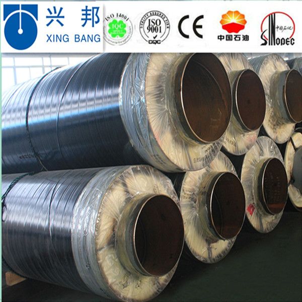 steel jacket insulation pipe for high temperature steam 