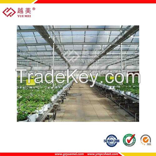 10 Years Guarantee polycarbonate hollow sheet for greenhouse