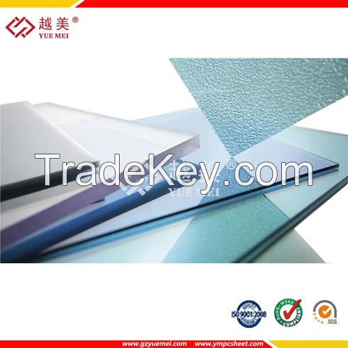 Polycarbonate solid sheet decorative sheet for wall