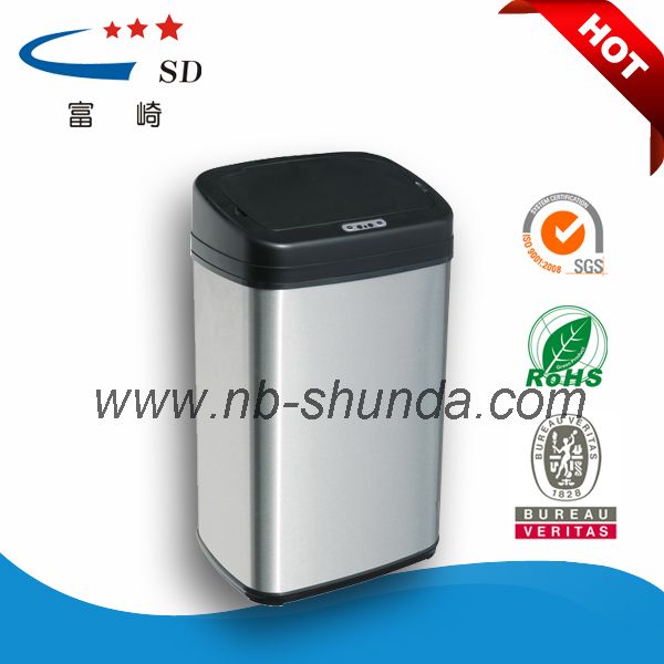 30L/42L/50L kitchen trash can kitchen furniture Europe advertising squared trash can modern intelligent trash can with lid