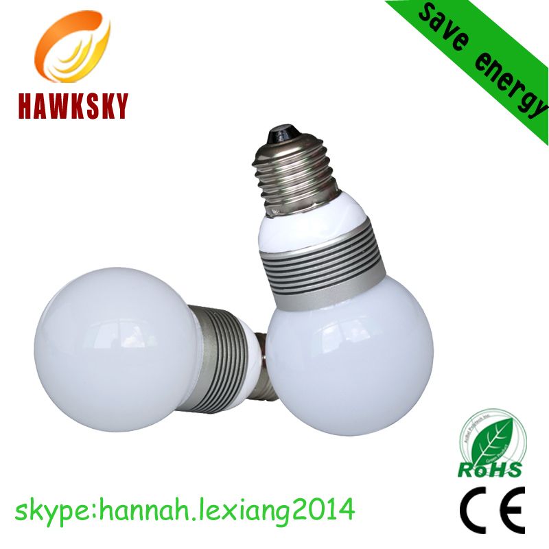 indoor lighting factory direct fashion dimmable 3w e27 led bulbs 