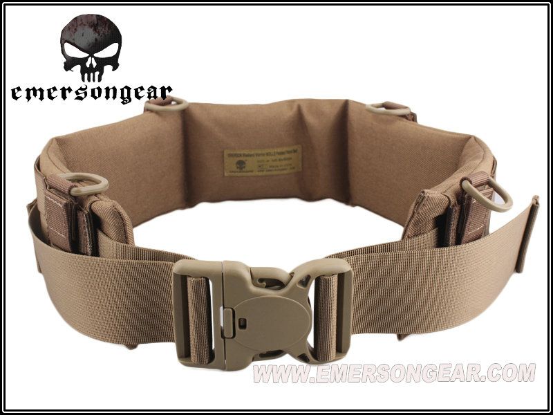 Military Tactical Series Airsoft Shooting Gear Combat EMERSON Padded Patrol Belt 1000D Nylon