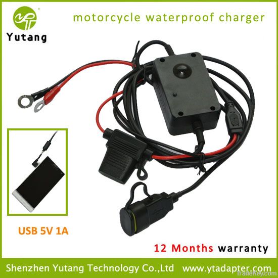 2014 cell phone charger for motorcycle waterproof usb phone charger