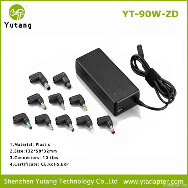90w laptop universal 15v charger usb power adaptor