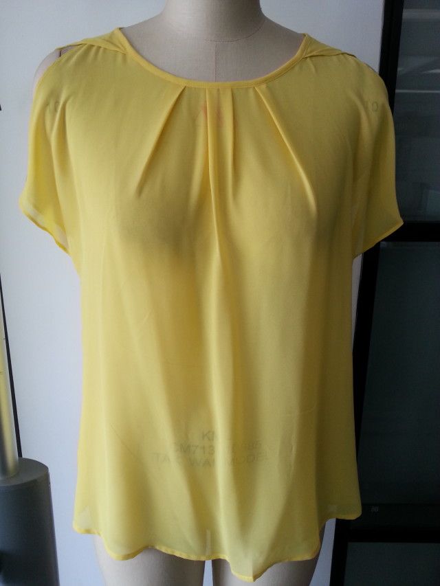 LADIES' 100% POLYESTER WOVEN TOP