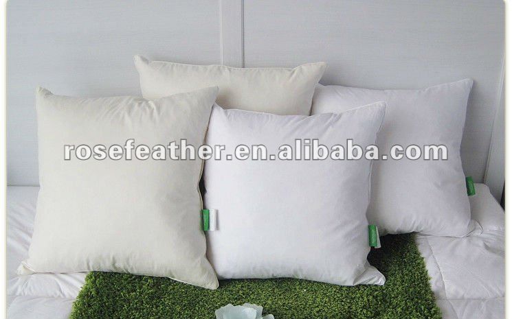Rose white duck feather&amp;amp;down cushion square cushion