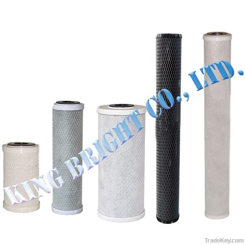ACTIVATED CARBON BLOCK WATER FILTER CARTRIDGES