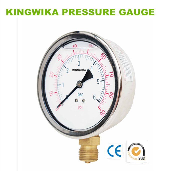 liquid filled pressure gauge 