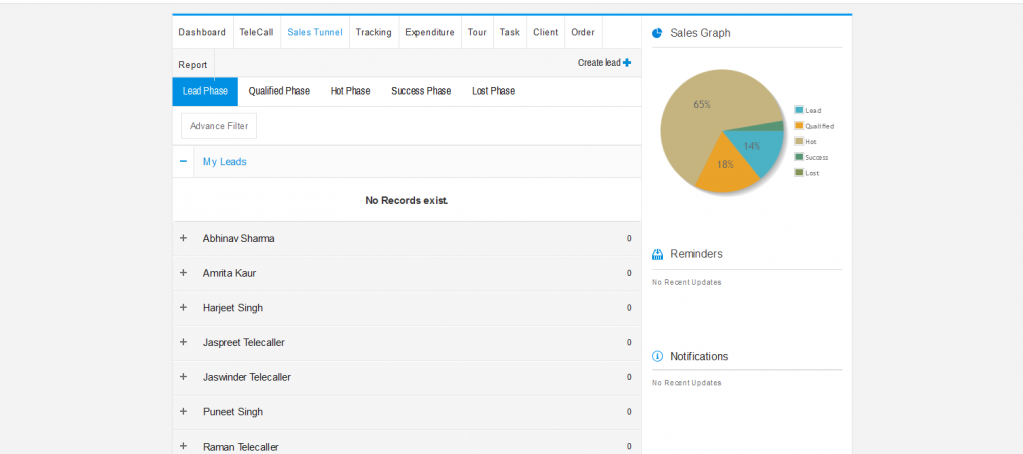 Teamberry CRM mobile application