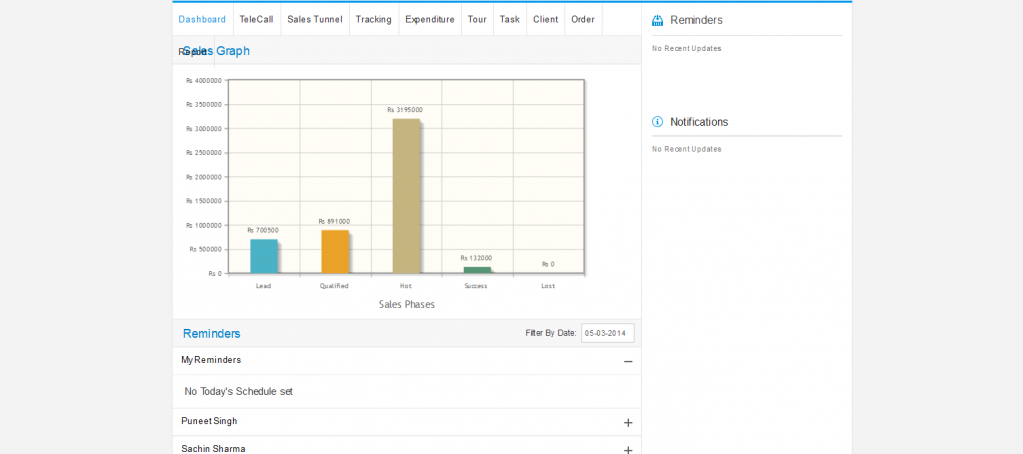 Teamberry CRM mobile application