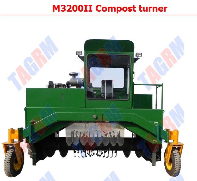 M3200II Compost turner from TAGRM China/compost processing machine