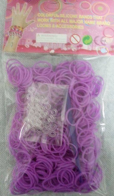 Wholesale - Rubber Bands Pink 600ct/DZ 24 C clips