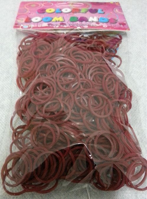 Wholesale - Rubber Bands multi colors 250ct/DZ 12Pcs S clips