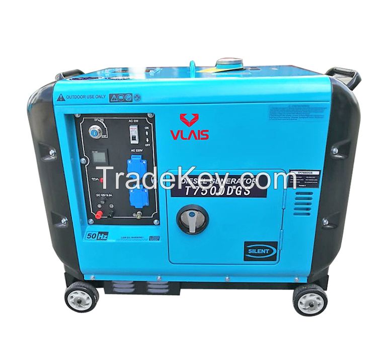 5kw super silent diesel generator KDE7500DGS