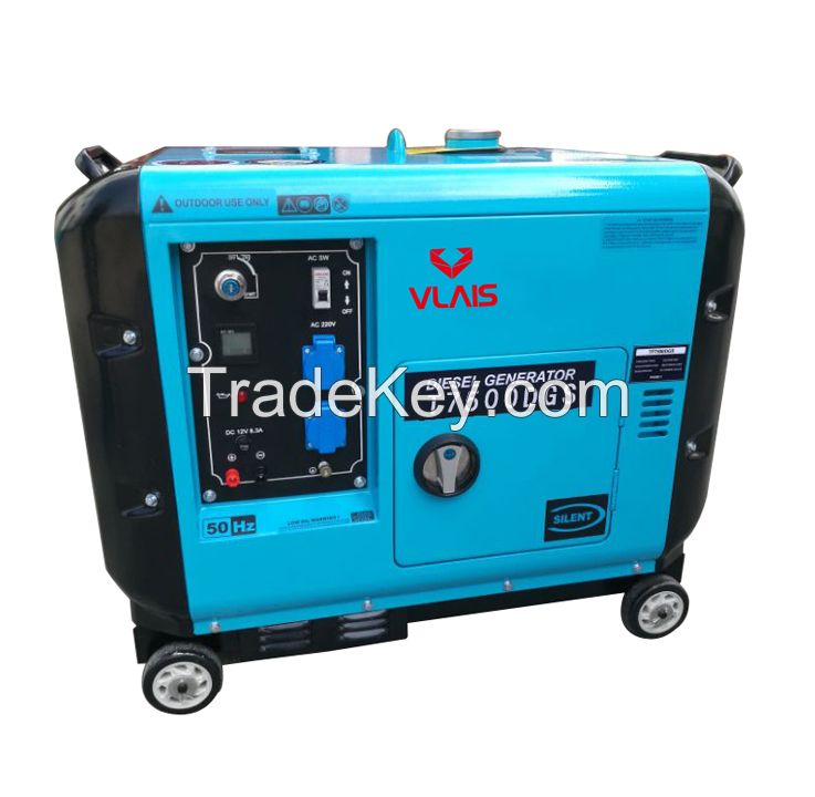 5kw super silent diesel generator KDE7500DGS