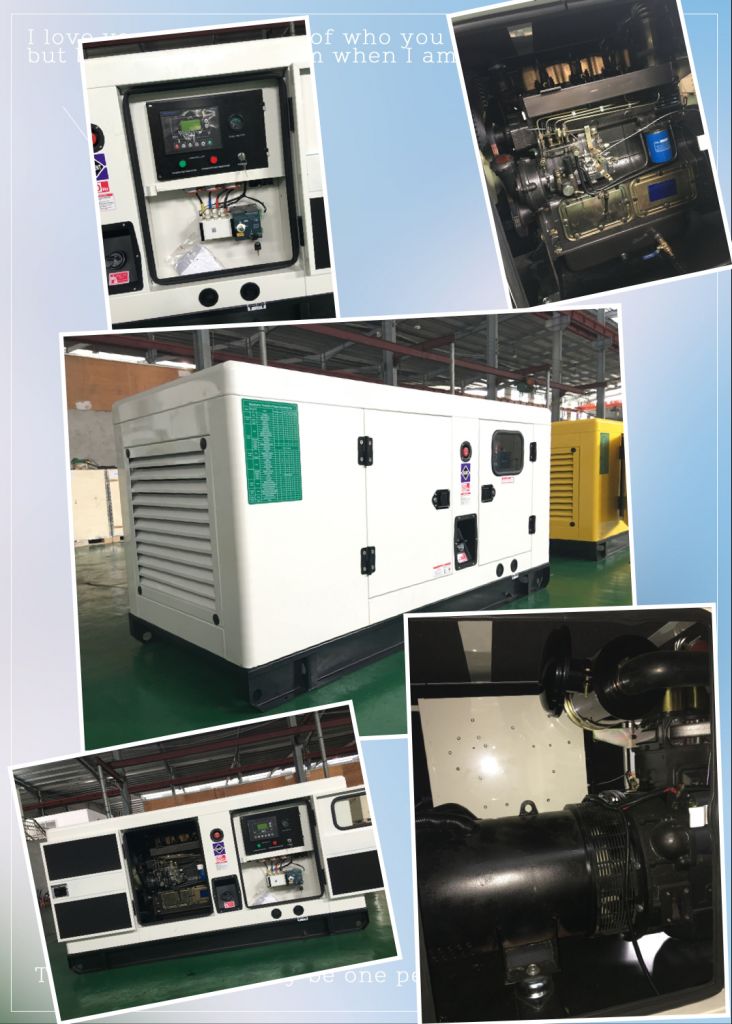 24kw/30kva diesel generator silent type with ATS system three phase 400V/50Hz