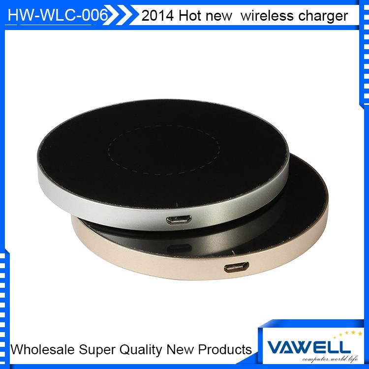 2014 hot-sales wireless charger qi charger 