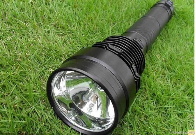 HID4000l lumens flashlight 50W38W hernia flashlight zoom the brightest