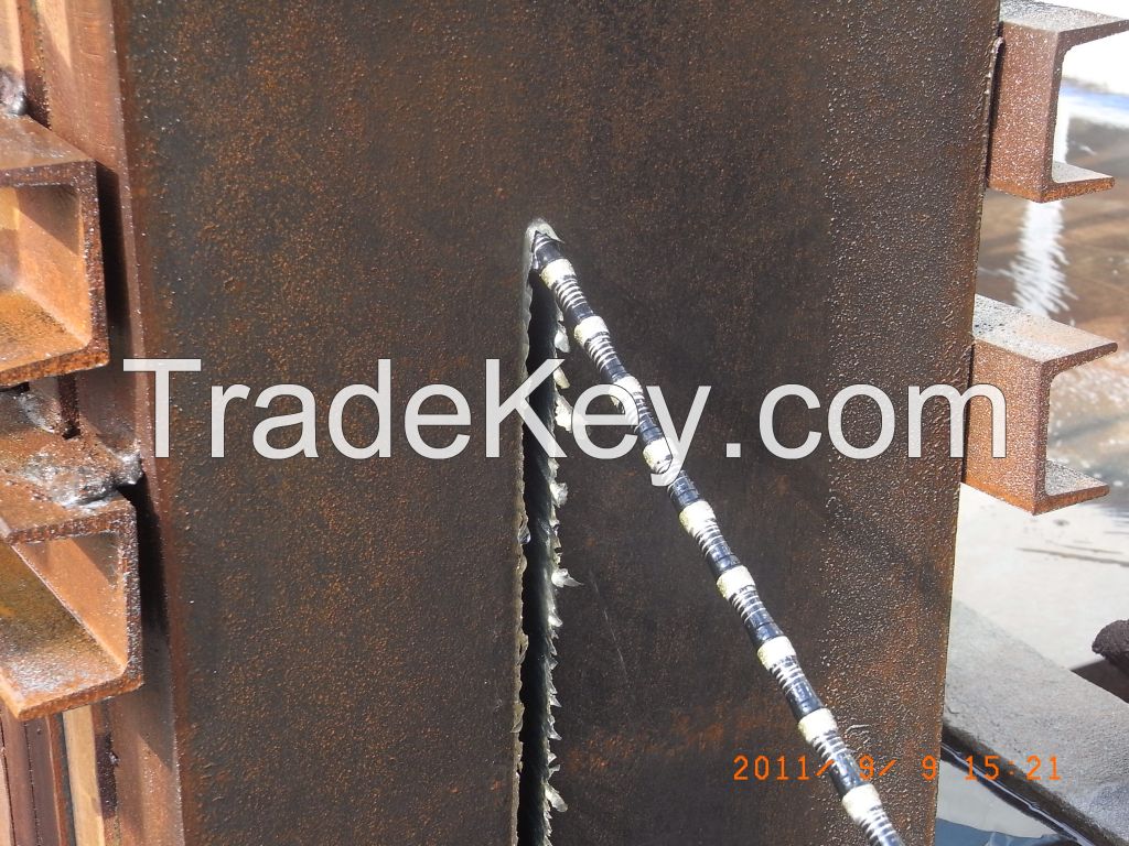 Diamond wires for steel/Iron cutting