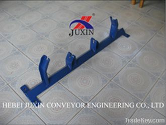 frame for flat belt conveyor roller
