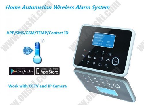 SMS GSM PSTN wireless home intruder alarm system G6