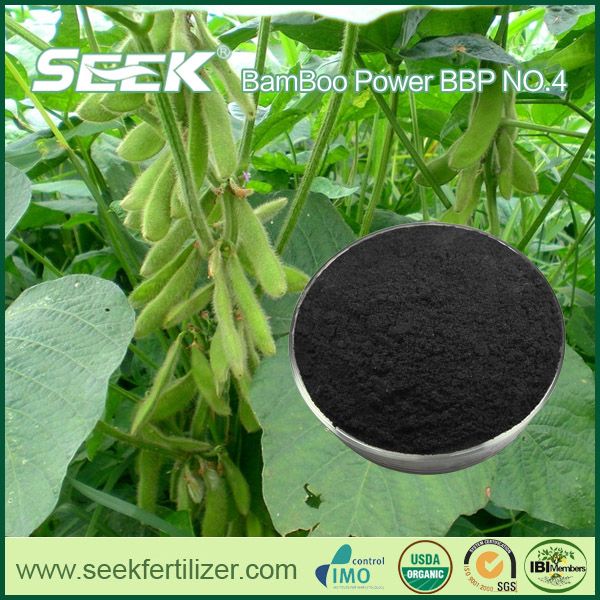Bamboo biochar organic green soya bean soil conditioner