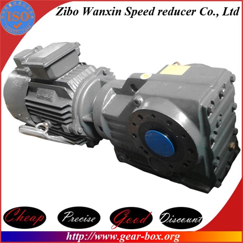 High quality good use helical gear transmission K speed reducer with hollow shaft output